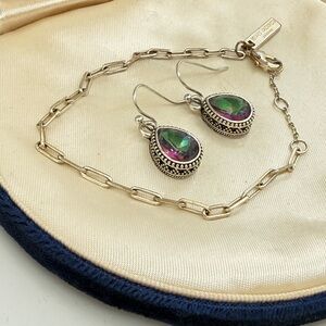 Vintage Designer KURT GEIGER Paper Clip Bracelet